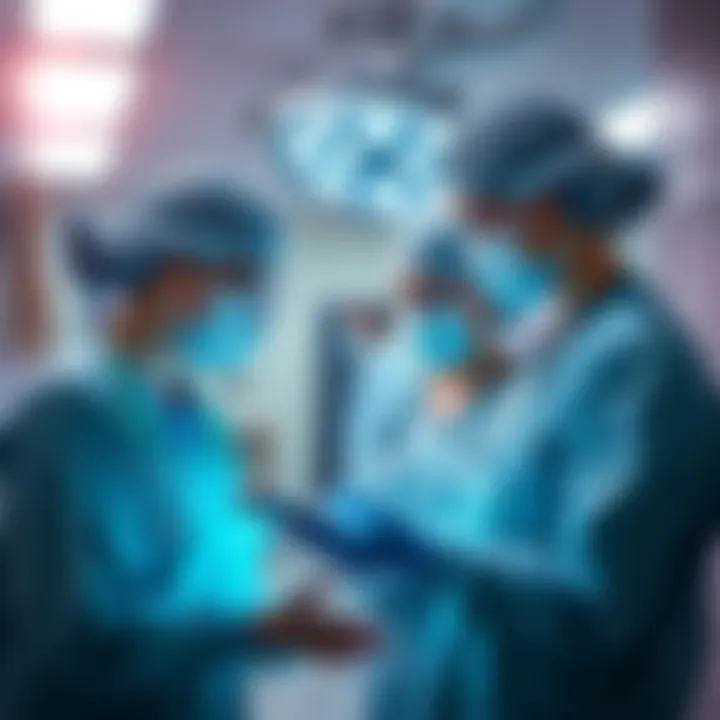 Hospital HRjak Workforce Management Healthcare workers using advanced technology for workforce management in a hospital setting