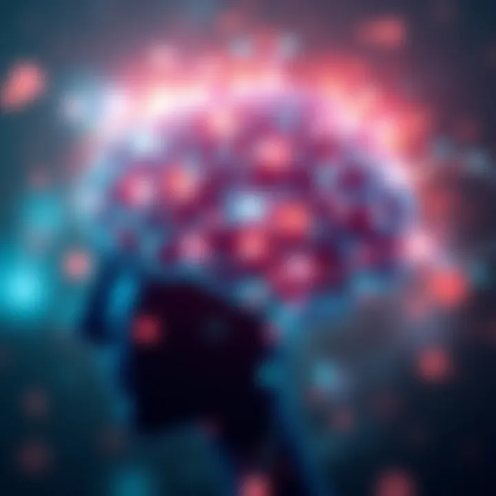 A vibrant illustration showing a human brain with glowing connections representing full cognitive potential and creativity