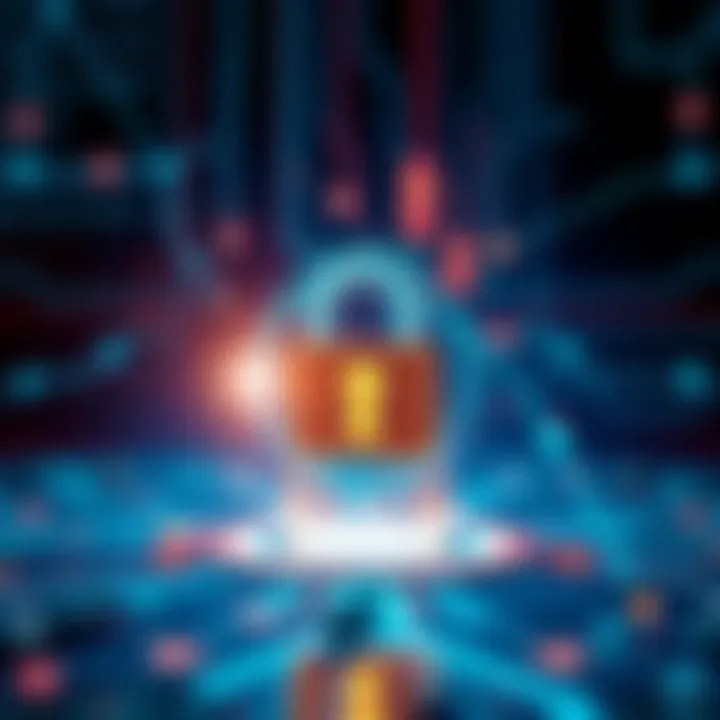 A digital representation of personal credentials with a secure lock symbol, showcasing trust and privacy.