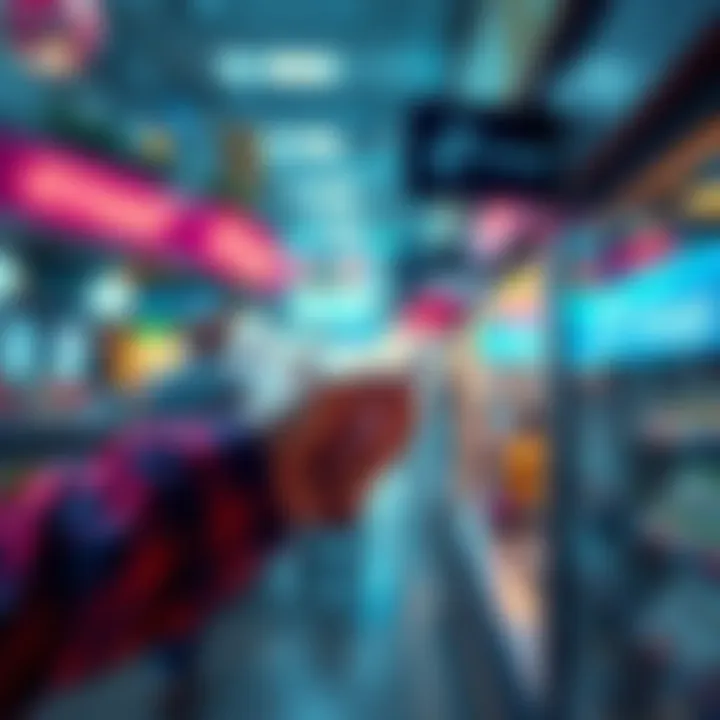 A visual representation of fast financial transactions using Real Time Payments, showcasing a business receiving instant funds through a digital interface.