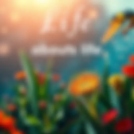 A collection of vibrant images representing different surprising facts about life, including nature, science, and culture.