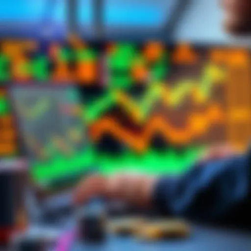 Investing in Cryptocurrencies A person analyzing cryptocurrency charts and options for investment on a laptop