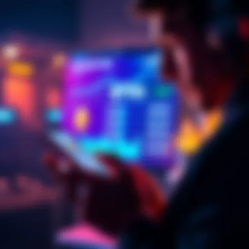 A person looking at a digital wallet showing cryptocurrency balances, considering adding more ETH for investment.