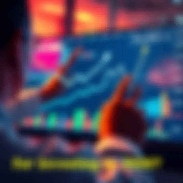 A person analyzing financial charts with upward trends, showing potential investment opportunities for 2026.