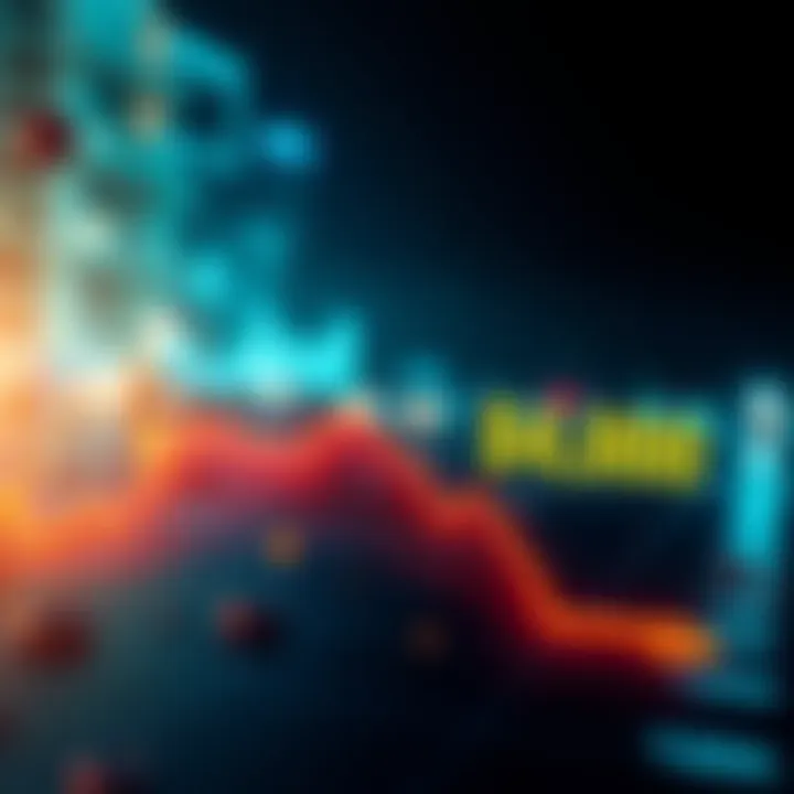 A graphic showing a downward trend in investment value, illustrating a drop from $20,000 to $4,000, symbolizing financial loss and uncertainty.