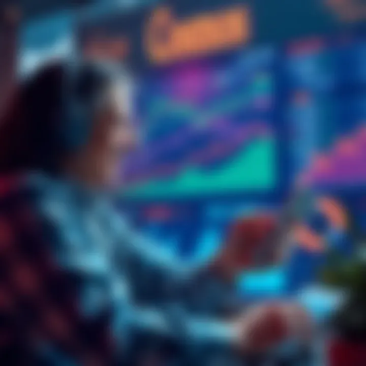 An investor reviewing financial data and charts related to Cosmos growth, with excitement about their additional $200 investment