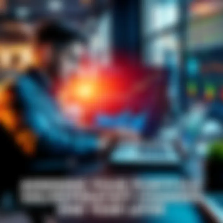 A person analyzing financial charts and graphs on a laptop, reflecting on investment performance over the past year.