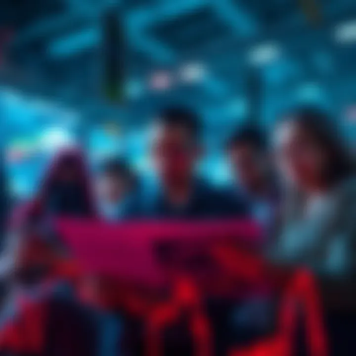 Investors Reviewing ERC-20 Tokens A group of worried investors looking over charts and graphs related to ERC-20 token losses, showing concern and frustration.