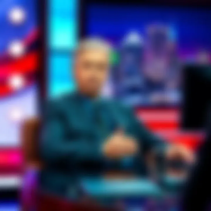 John Stewart sitting in a studio during an interview, looking thoughtful as he discusses various topics with the host.