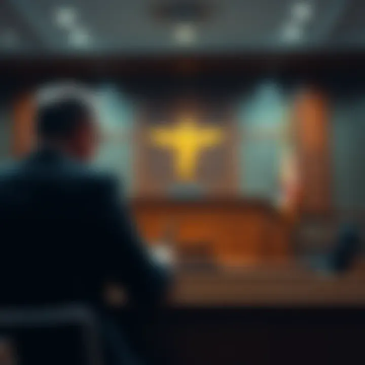Courtroom scene showing Judge Torres denying SEC's settlement motion regarding XRP