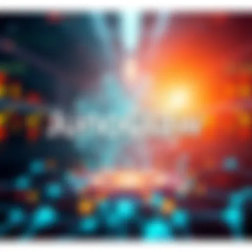 A visual representation of the JunoClaw open-source AI platform with a graphic of network connections and futuristic elements, symbolizing community engagement and innovation.