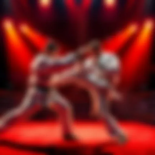 Karate fighters in action at the Karate Combat KC57 event on YouTube