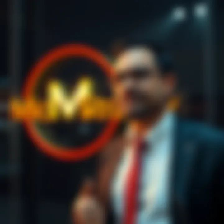 Kash Patel stands next to a MicroStrategy logo, highlighting his recent stock purchase controversy.