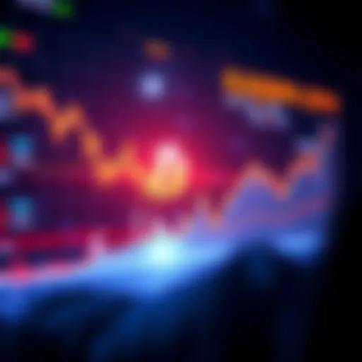 A chart showing KASPA's price fluctuations compared to Bitcoin, highlighting potential risks of a significant drop, with visual indicators of market trends.