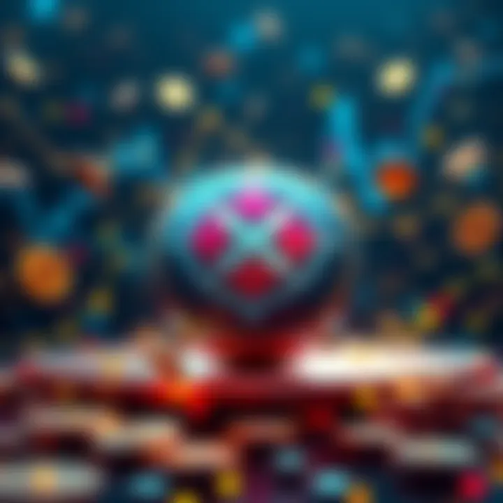 KBC Bank logo with digital currency symbols around it, symbolizing the launch of crypto trading platform