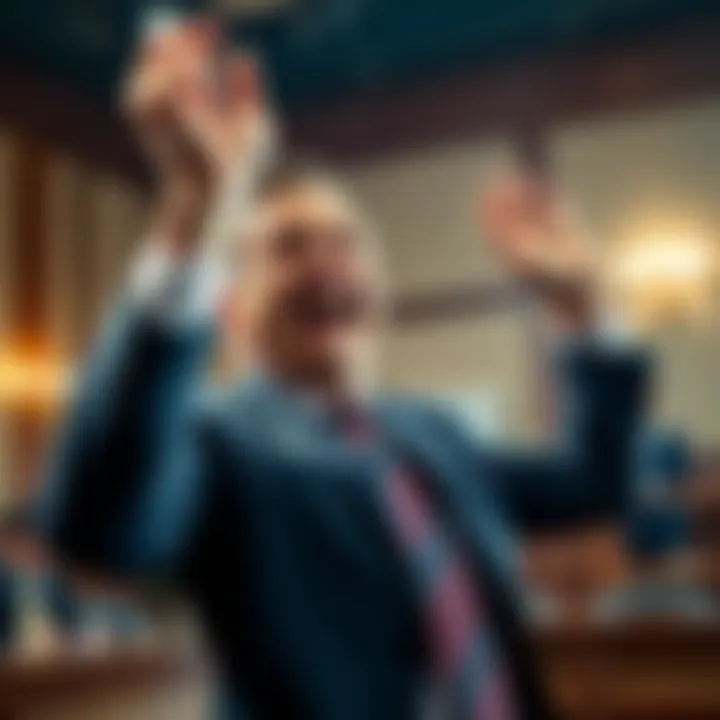 Kevin O'Leary Winning Defamation Case Kevin O'Leary celebrating his victory in court after winning a defamation lawsuit against BitBoy Crypto.