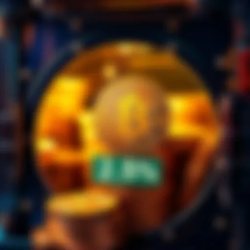 Visual representation of Kraken Bitcoin Vault showcasing Bitcoin coins stacked with a 2.5% yield label