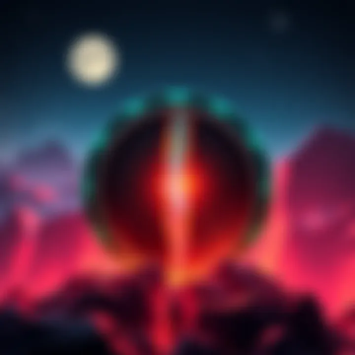 A Kraken logo with a broken $MOON token symbol, representing the end of Reddit tokens.