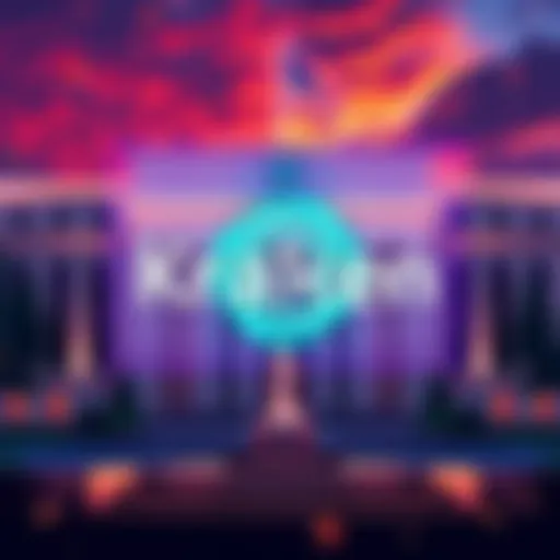 A digital illustration of the Kraken logo with a background of the Federal Reserve building, symbolizing Kraken's new access to federal banking services.