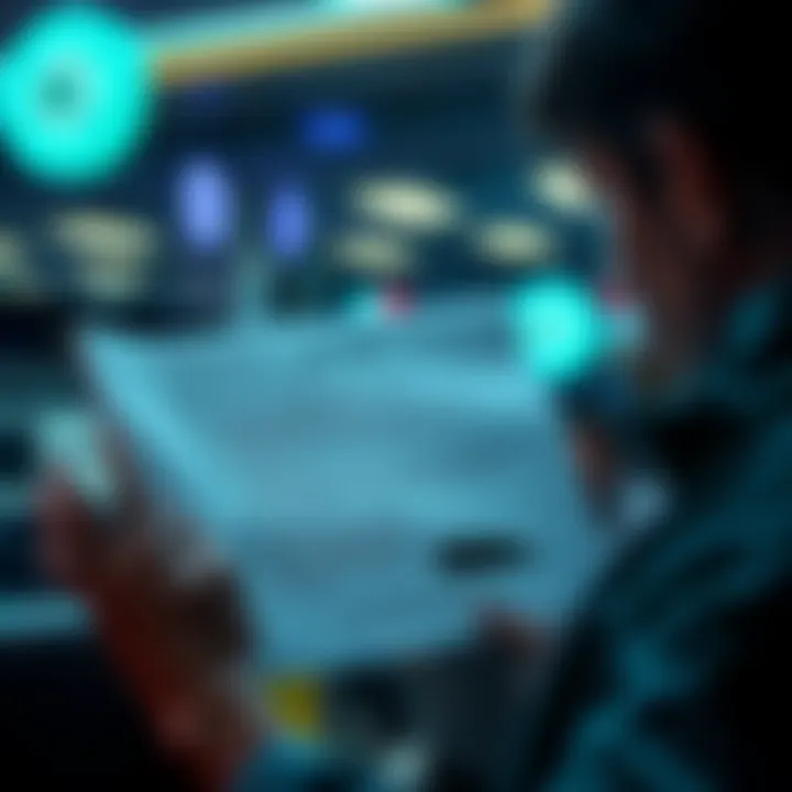 A person reading a notice from Kraken about forgotten cryptocurrency assets from 2022