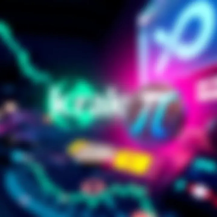 Graphic showing Kraken logo and PI Coin symbol with excitement around trading announcement for Pi Day