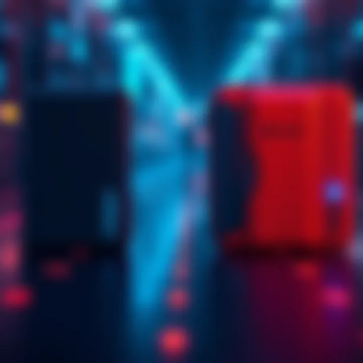 A visual comparison of Ledger and Trezor cryptocurrency wallets with charts and user feedback notes.