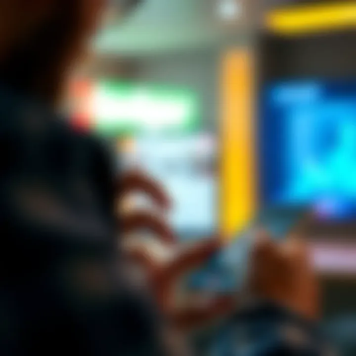 A person using the Ledger app on a smartphone to buy or sell crypto assets directly, showing a user-friendly interface with clear options.