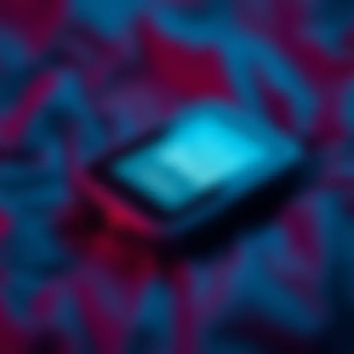 Close-up of a Ledger Nano S device showing a faint screen issue