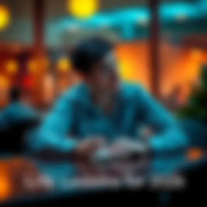 A person reflecting on important life lessons, sitting at a table with a notebook and pen, looking thoughtful.