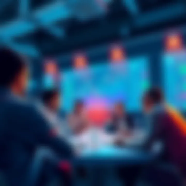 People engaging in a discussion about Litecoin trading strategies and market analysis