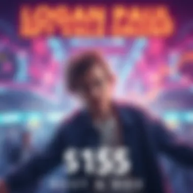 Graph showing Logan Paul's NFT value falling from $635K to $155, highlighting the NFT market's volatility.