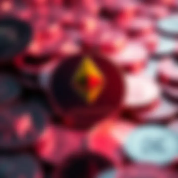 Visual representation of lost Ethereum coins with a warning symbol, highlighting user errors and software bugs