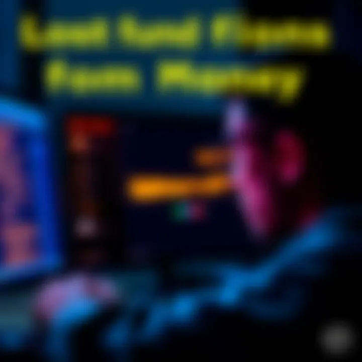 A visual representation of losing money due to a dormant Coinbase API key, with a shocked person looking at a computer screen showing a negative balance.