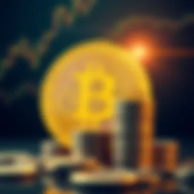 Graphic showing a large Bitcoin symbol with a stack of coins, indicating Strategy's recent acquisition of 17,994 BTC for $1.28 billion.