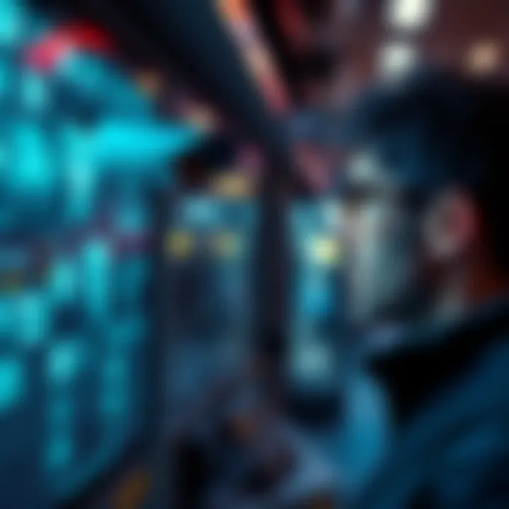 A man reviews CCTV footage while concerned about his missing Bitcoin