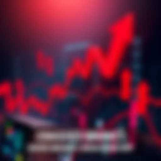 A graphic showing a stock market chart plummeting with dramatic red arrows and broken lines, symbolizing a major financial crash.