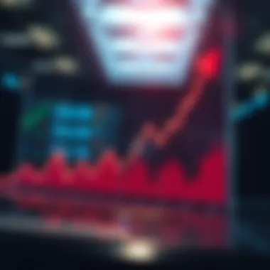 Graph showing market trend with an upward shift amidst previous declines, symbolizing recovery