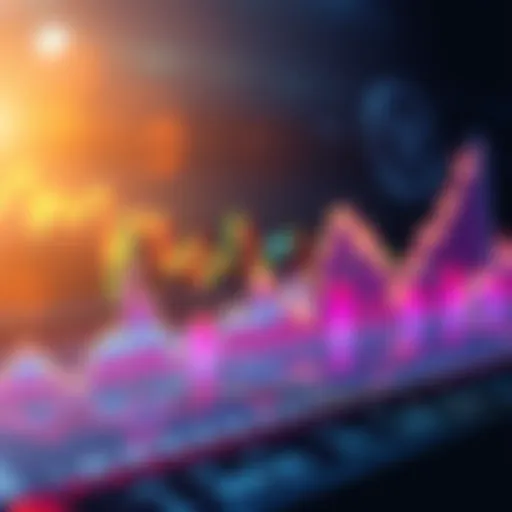 A graph showing a recent market surge with an upward trend, highlighting peaks and troughs from summer to February 2026 predictions.