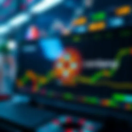 Graphic showing trading charts and Cardano logo, symbolizing market discussions