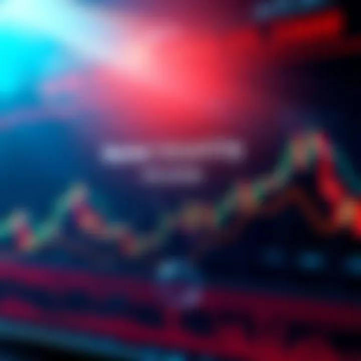 A stock market chart showing sharp fluctuations, indicating potential market bubbles and instability.