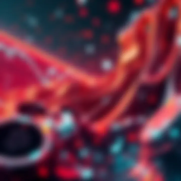 A visual representation of $100 billion flowing into the cryptocurrency market, symbolizing rapid financial growth and speculation.