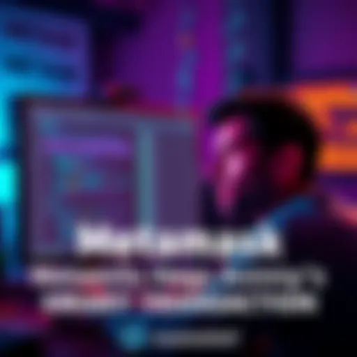 Frustrated person looking at a computer screen showing high transaction fees on Metamask