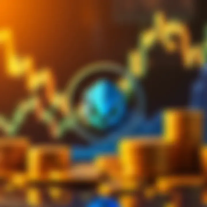 Metaplanet logo with Bitcoin coins and a financial graph showing growth