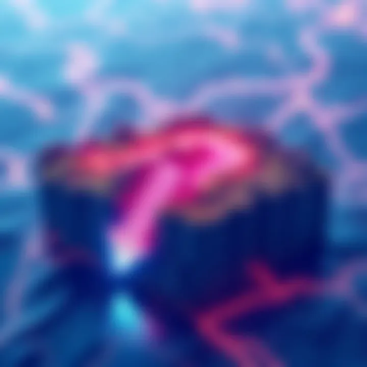 A visual representation of virtual land value decline, showing a once high-priced land plot now valued at a fraction of its original cost with a downward arrow.