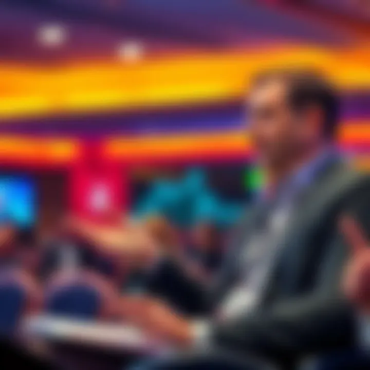 Michael Saylor speaking about Bitcoin strategy during a conference