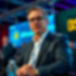 Michael Saylor speaking at a conference about $MSTR's Bitcoin buying plans