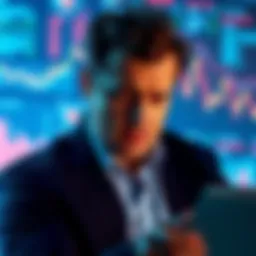 Michael Saylor appears worried as he reviews financial charts showing significant losses from his investments