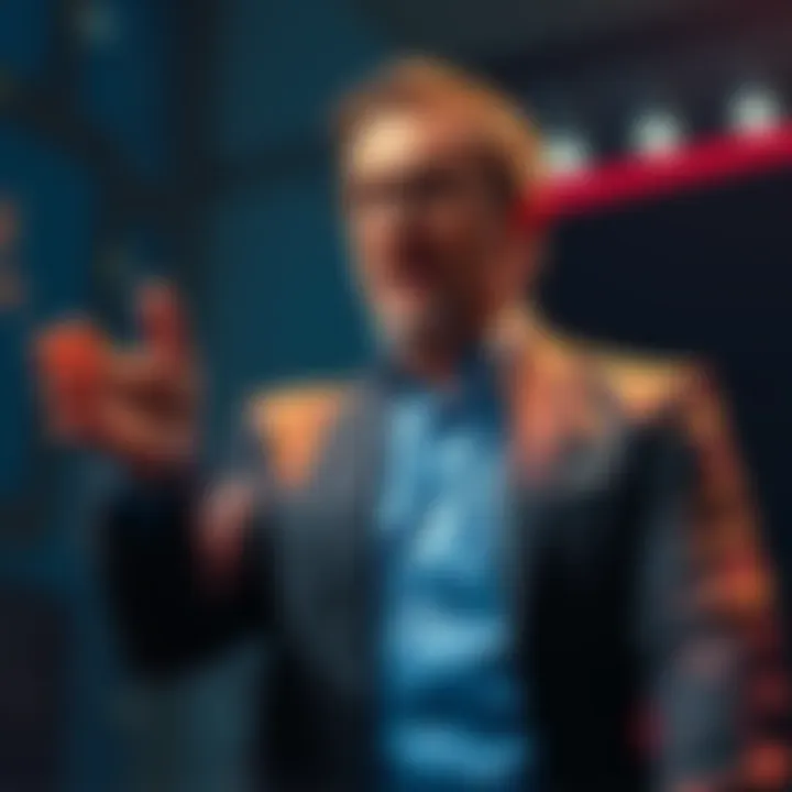 Michael Saylor presenting a plan for bi-monthly STRC dividends to investors