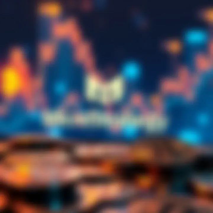 MicroStrategy's logo alongside a graphic representation of Bitcoin symbols, illustrating their $1.3 billion investment.