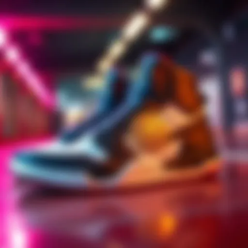 A pair of striking Bitcoin-themed sneakers showcased by MicroStrategy, capturing a blend of style and fitness.